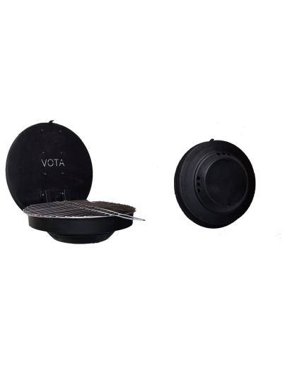 Wall Mounted Charcoal Firepit &amp; Grill - The Space-Saving Range