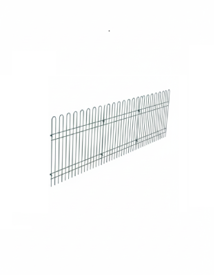 Steel Garden Fence 160 x 40 cm