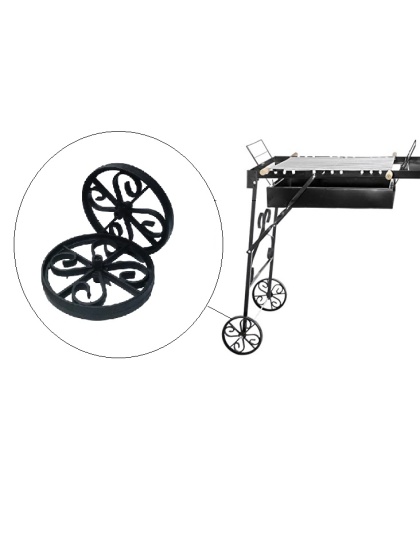 Rustic Garden Grill - Wheels (Spare Parts)